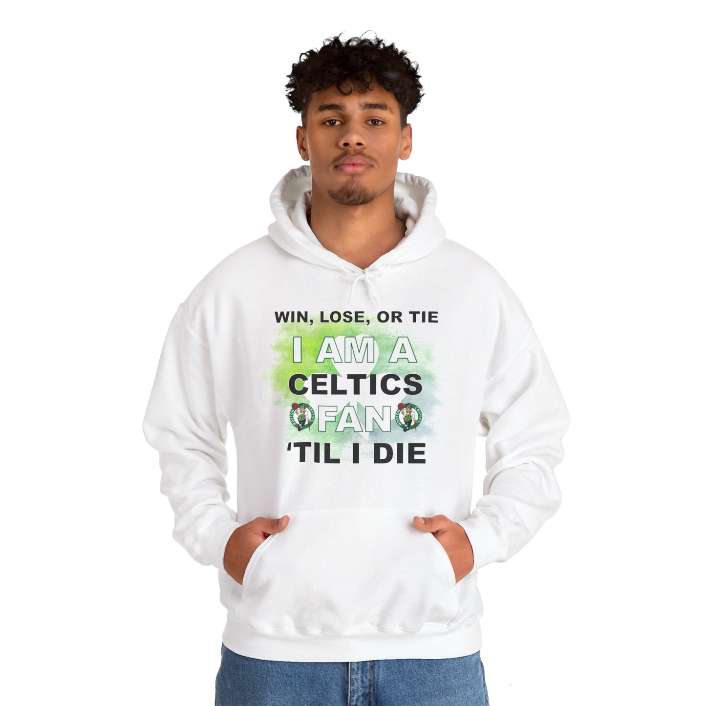 I'm a Celtics fan 'til I die High Quality Unisex Heavy Blend™ Hoodie