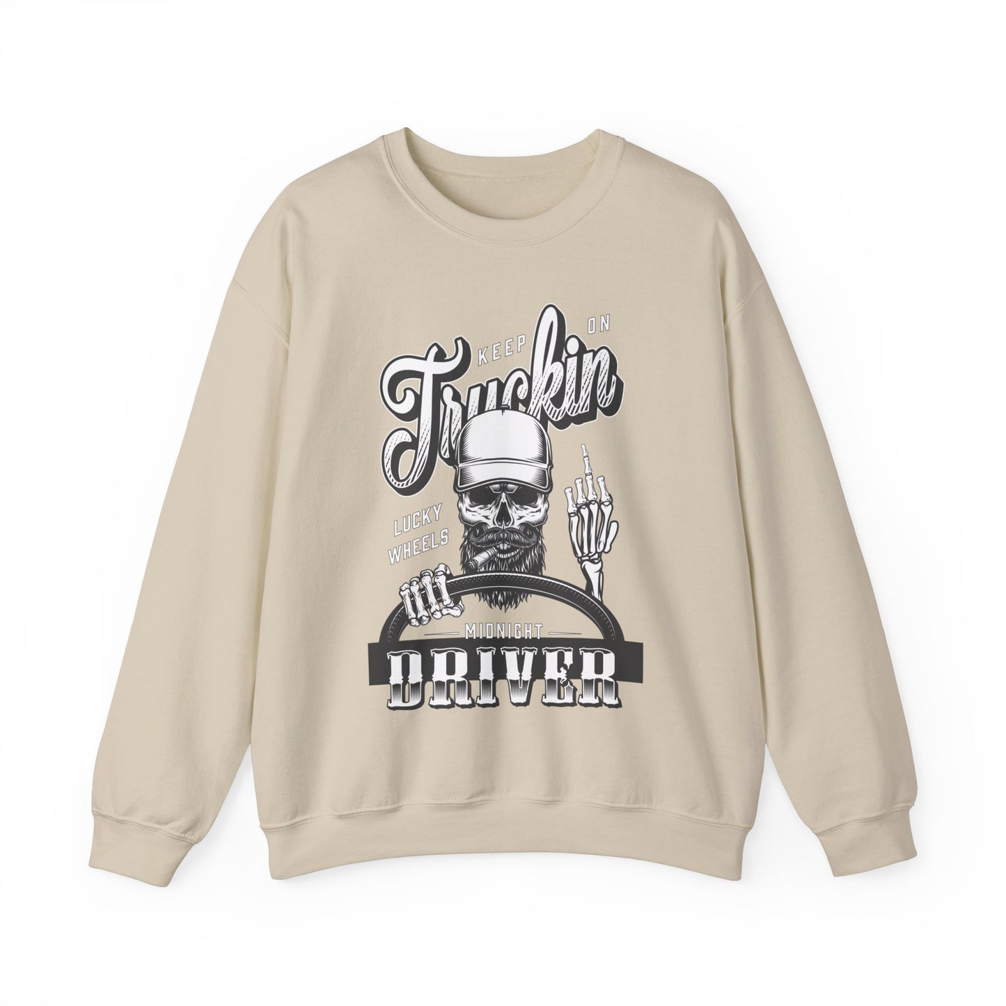 Keep On Truckin High Quality Unisex Heavy Blend™ Crewneck Sweatshirt