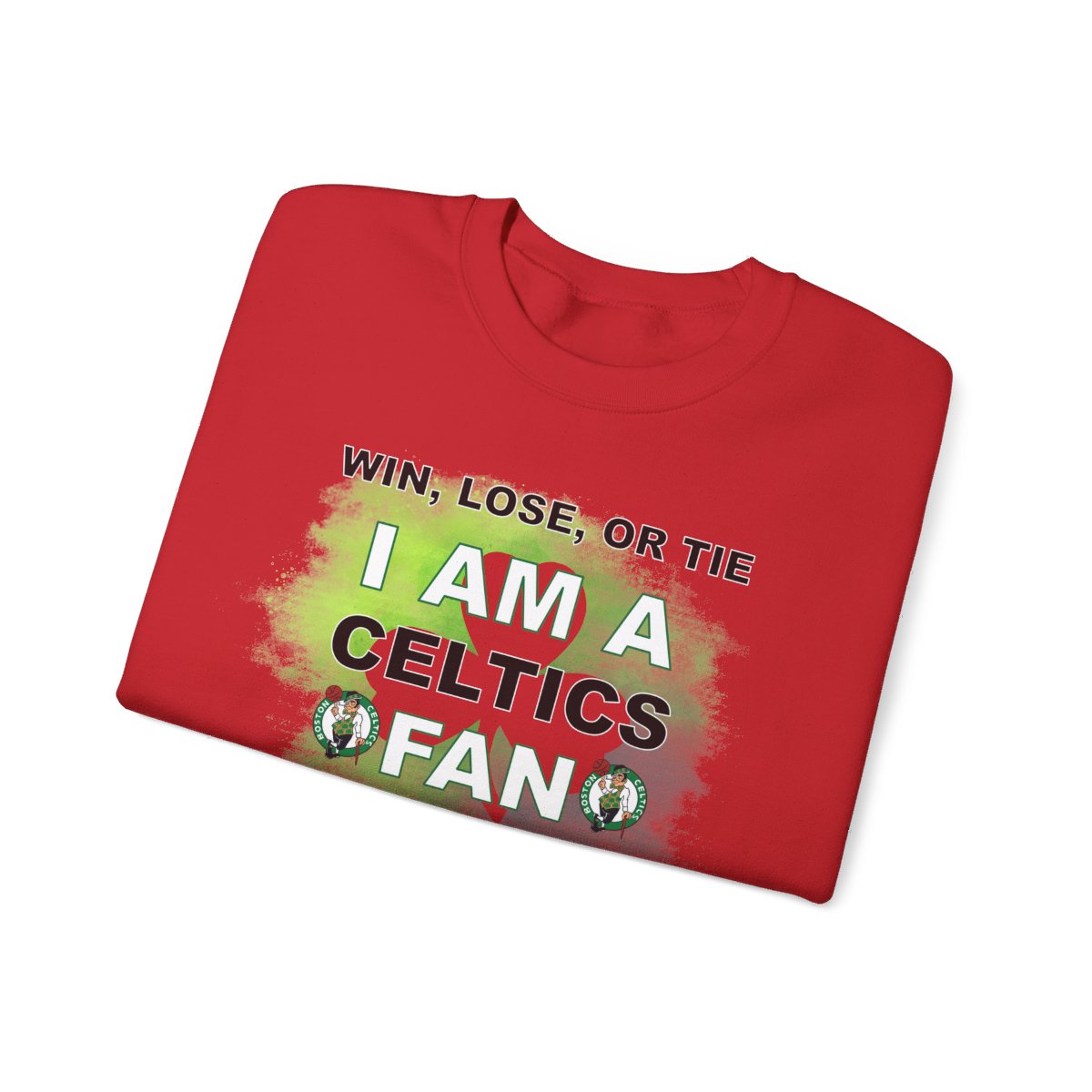 I'm a Celtics fan 'til I die High Quality Unisex Heavy Blend™ Crewneck Sweatshirt