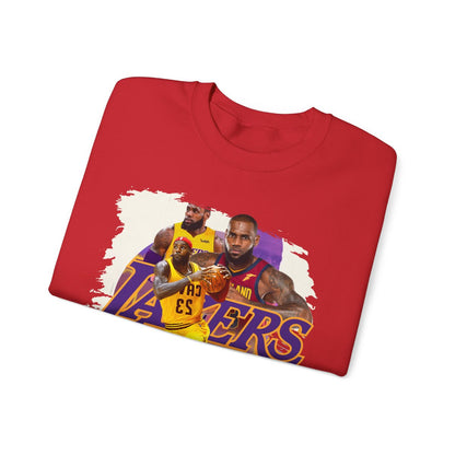 New LeBron James Los Angeles Lakers High Quality Unisex Heavy Blend™ Crewneck Sweatshirt