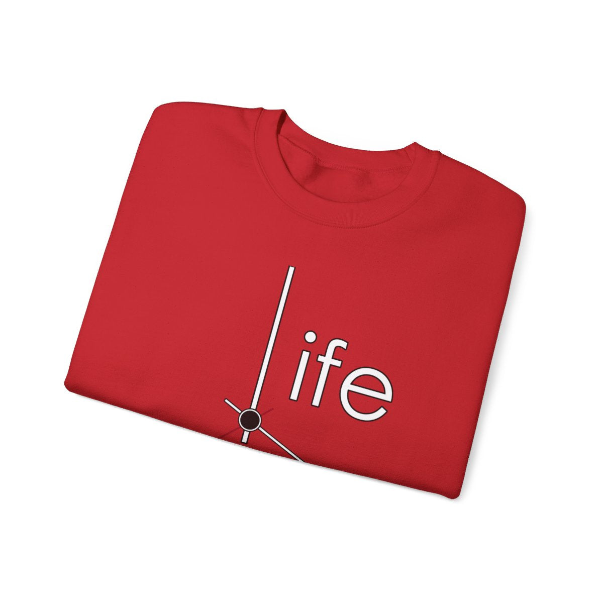 Life Is Short Live It High Quality Unisex Heavy Blend™ Crewneck Sweatshirt