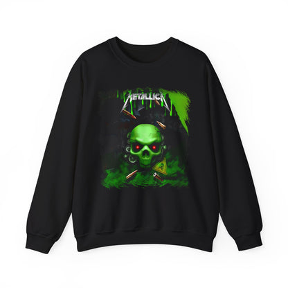 Metallica Bullets and Skull High Quality Unisex Heavy Blend™ Crewneck Sweatshirt
