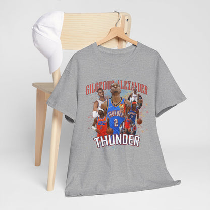 Shai Gilgeous-Alexander Oklahoma City Thunder High Quality Printed Unisex Heavy Cotton T-shirt