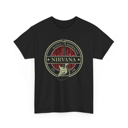 Nirvana High Quality Printed Unisex Heavy Cotton T-shirt