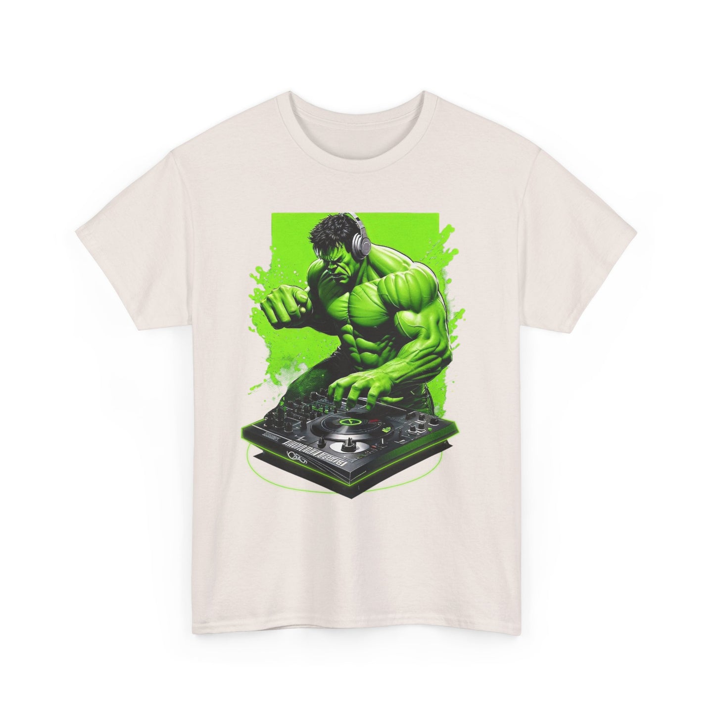 Funny DJ Hulk High Quality Metallica Printed Unisex Heavy Cotton T-shirt