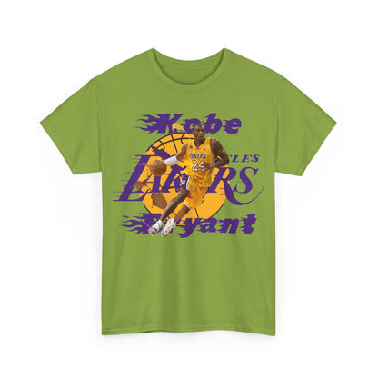 New Los Angeles Lakers Kobe Bryant High Quality Printed Unisex Heavy Cotton T-Shirt