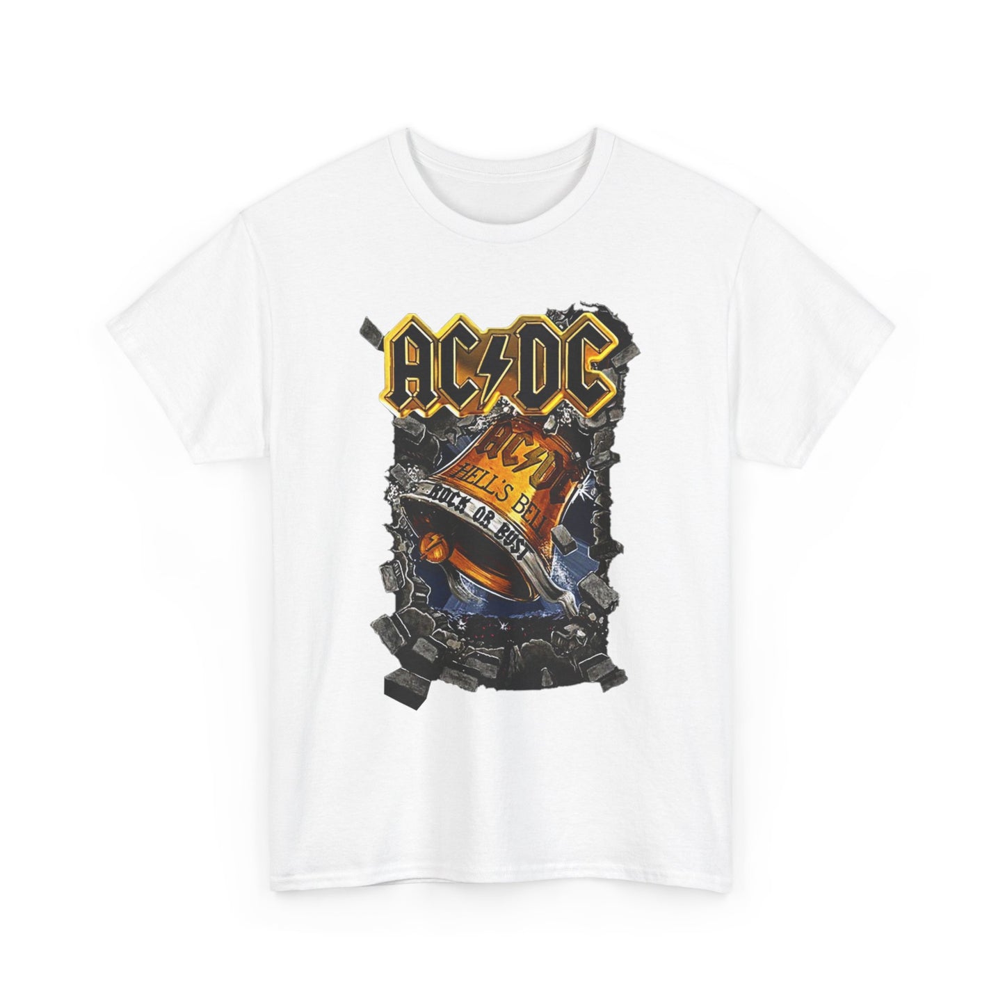 AC/DC High Quality Printed Unisex Heavy Cotton T-shirt