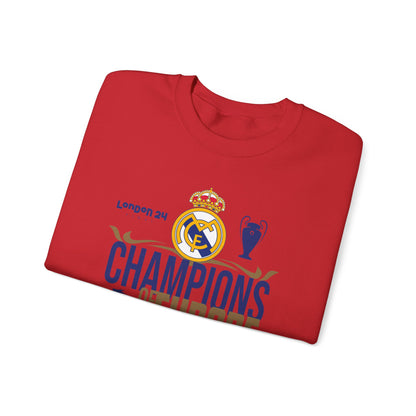 Real Madrid Champions Of Europe High Quality Unisex Heavy Blend™ Crewneck Sweatshirt
