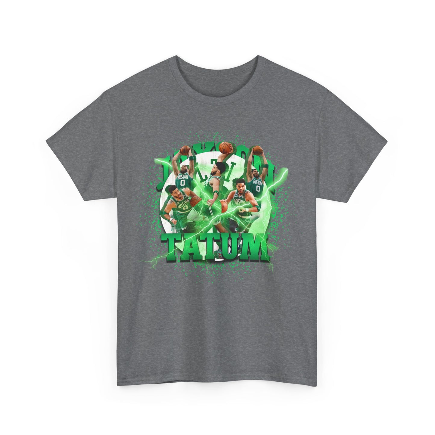 Boston Celtics Jayson Tatum High Quality Printed Unisex Heavy Cotton T-shirt