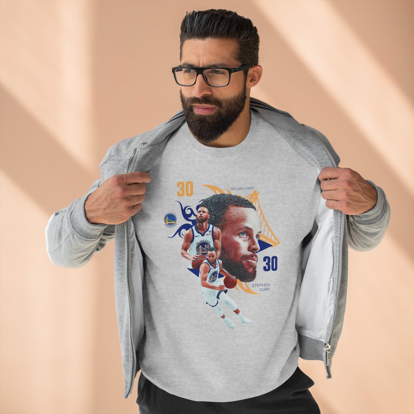 Golden State Warriors Stephen Curry 30 High Quality Unisex Heavy Blend™ Crewneck Sweatshirt
