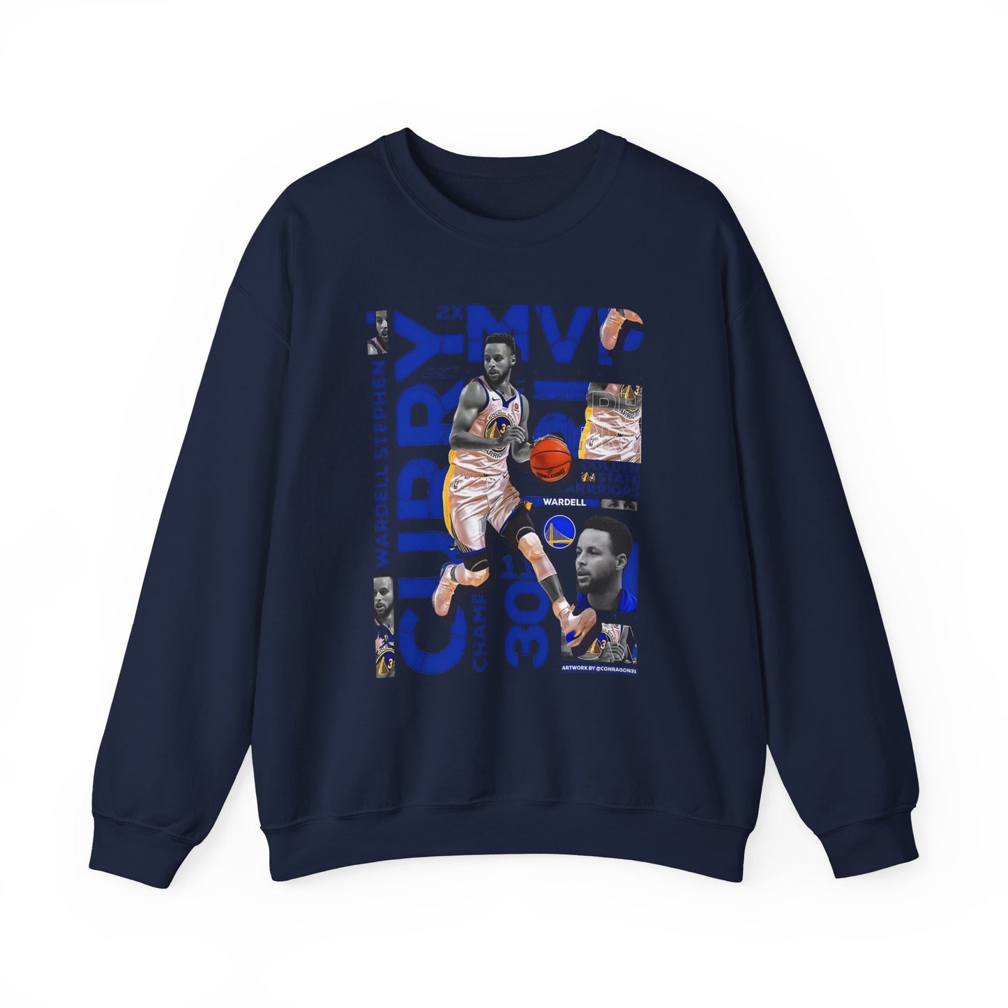 New Golden State Warriors Stephen Curry High Quality Unisex Heavy Blend™ Crewneck Sweatshirt