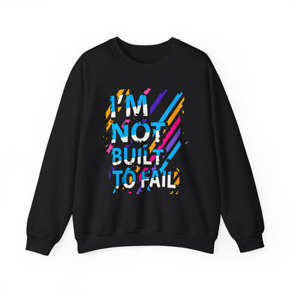 I'm Not Built To Fall High Quality Unisex Heavy Blend™ Crewneck Sweatshirt