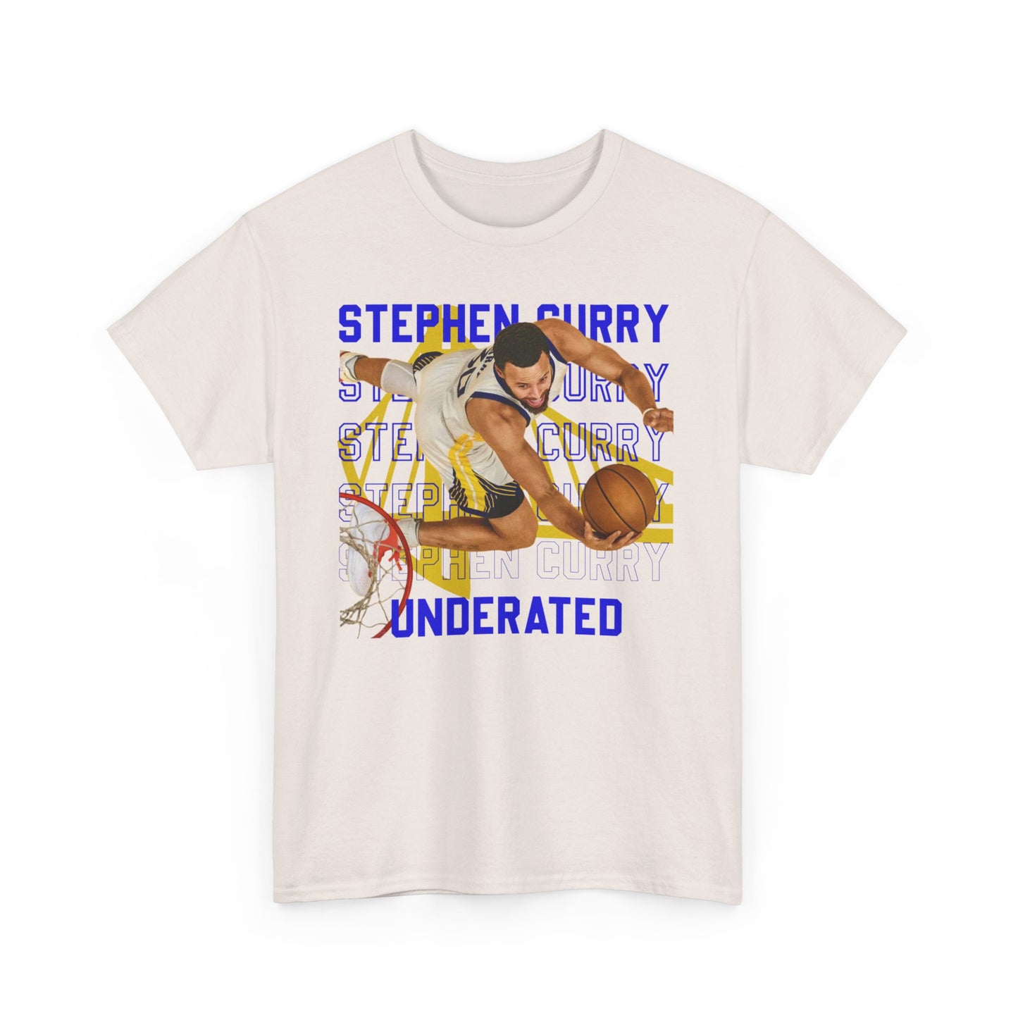 Golden State Warriors Stephen Curry Underated High Quality Printed Unisex Heavy Cotton T-Shirt