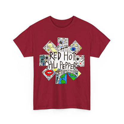 The Red Hot Chilli Pepper High Quality Printed Unisex Heavy Cotton T-shirt