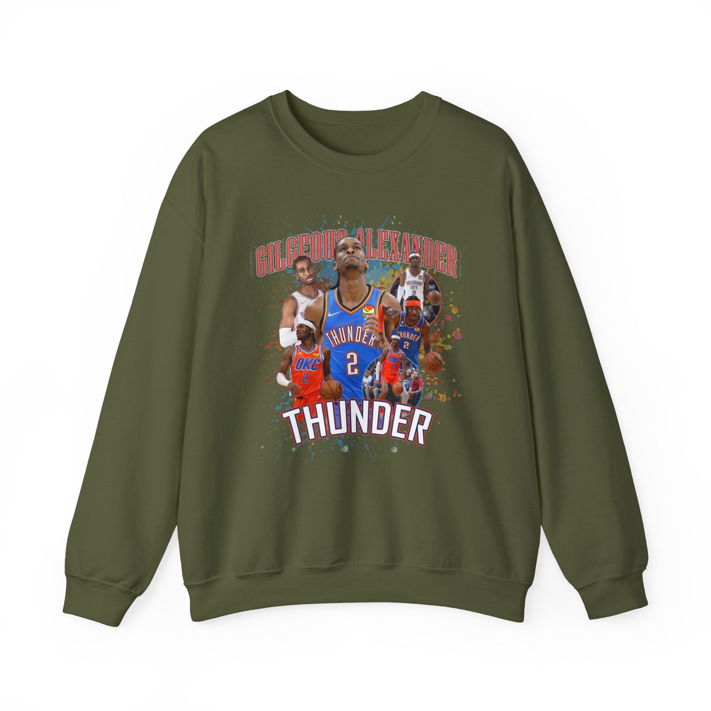 Shai Gilgeous-Alexander Oklahoma City Thunder High Quality Unisex Heavy Blend™ Crewneck Sweatshirt