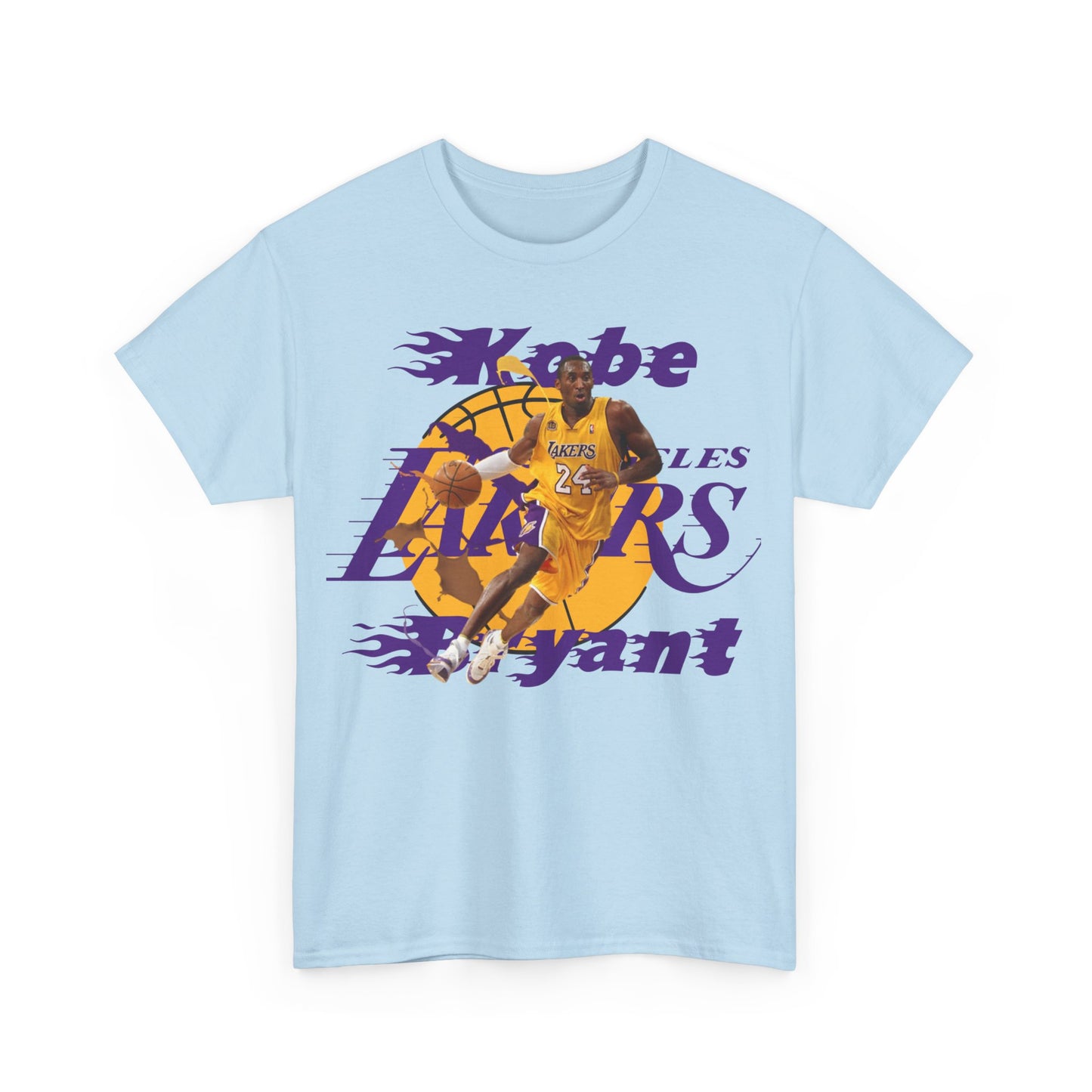 New Los Angeles Lakers Kobe Bryant High Quality Printed Unisex Heavy Cotton T-Shirt