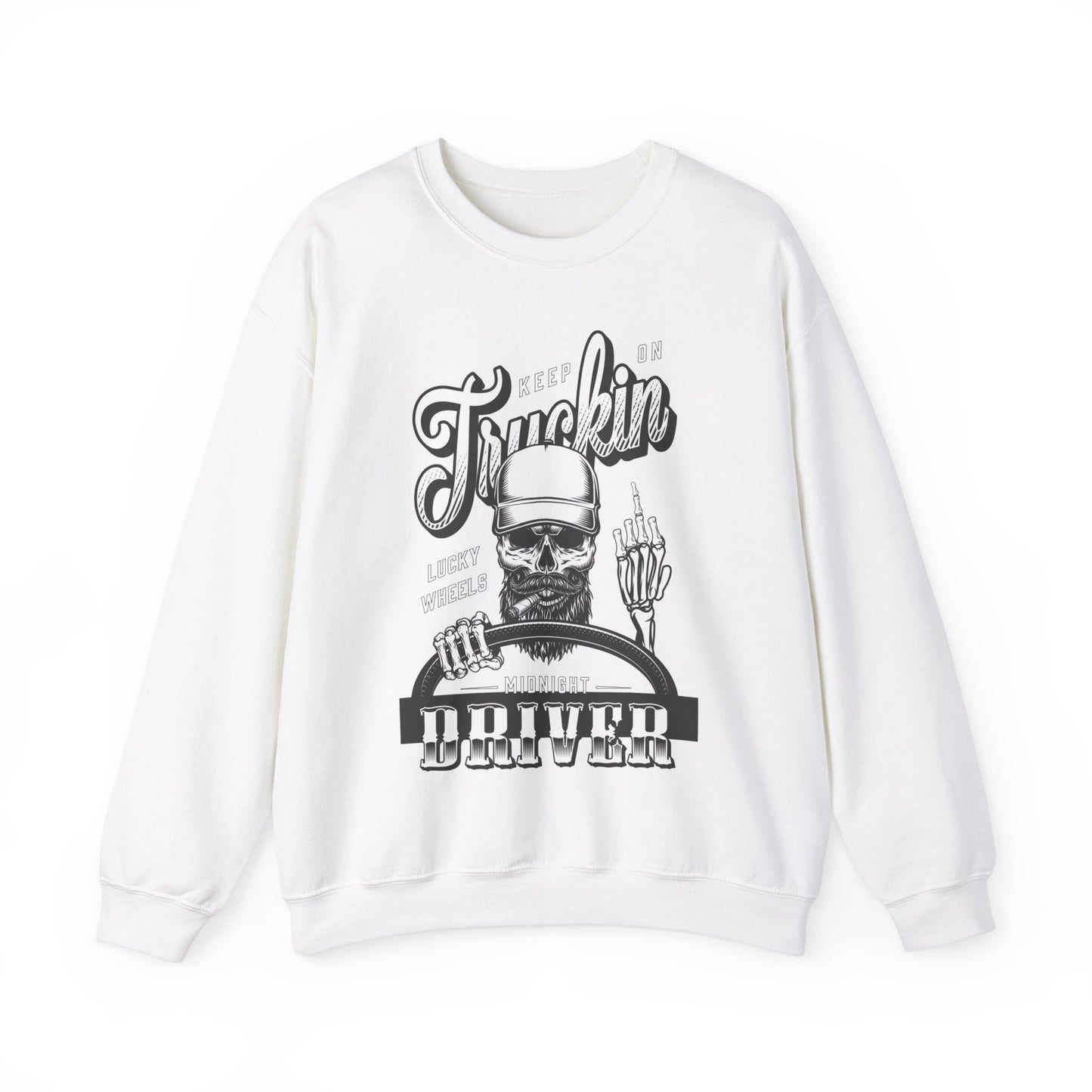 Keep On Truckin High Quality Unisex Heavy Blend™ Crewneck Sweatshirt