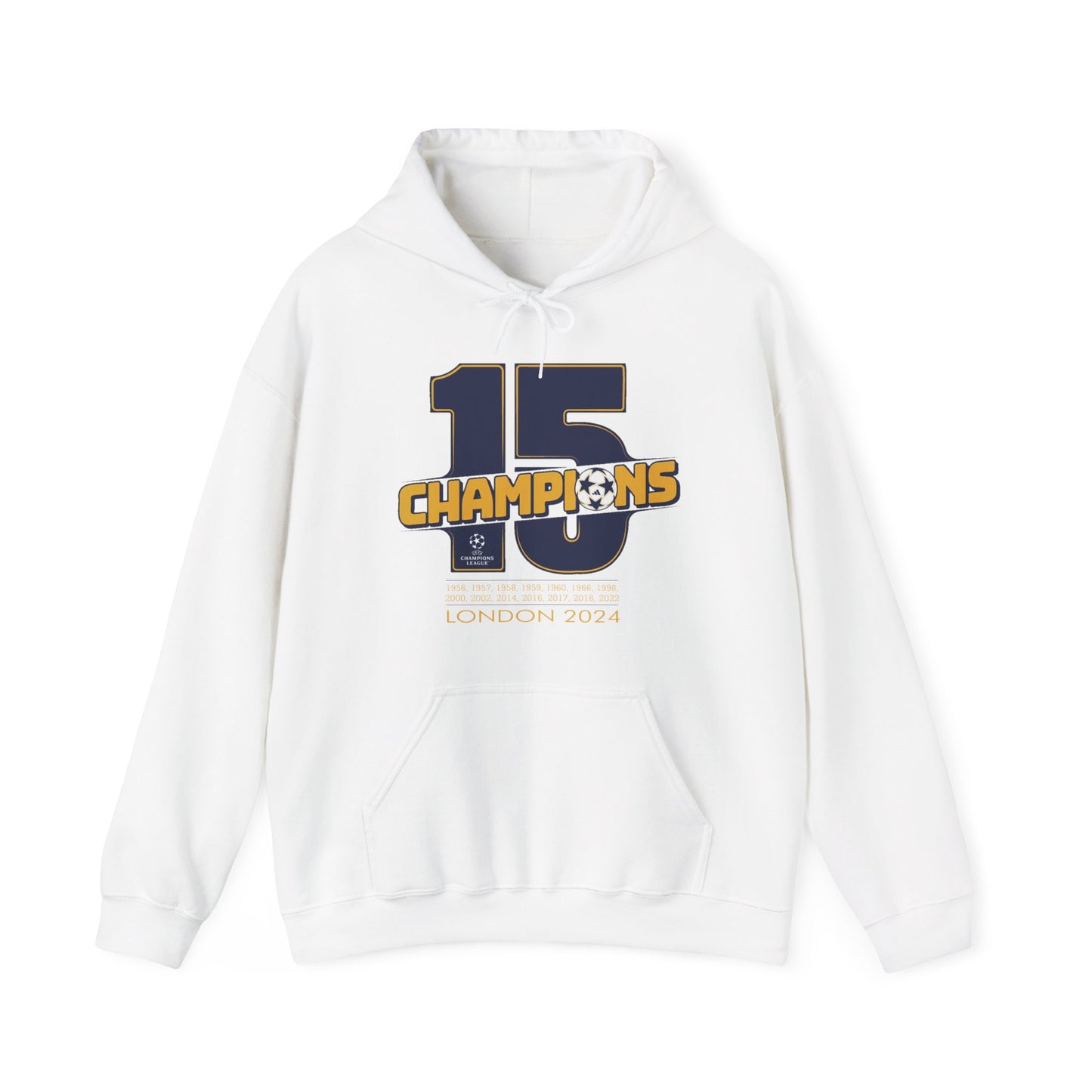15th European Cup of Real Madrid High Quality Unisex Heavy Blend™ Hoodie