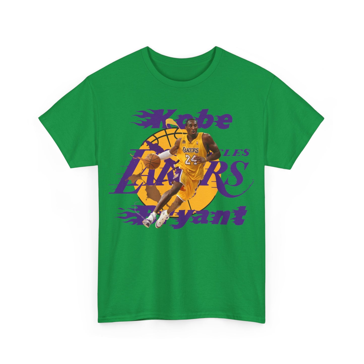 New Los Angeles Lakers Kobe Bryant High Quality Printed Unisex Heavy Cotton T-Shirt