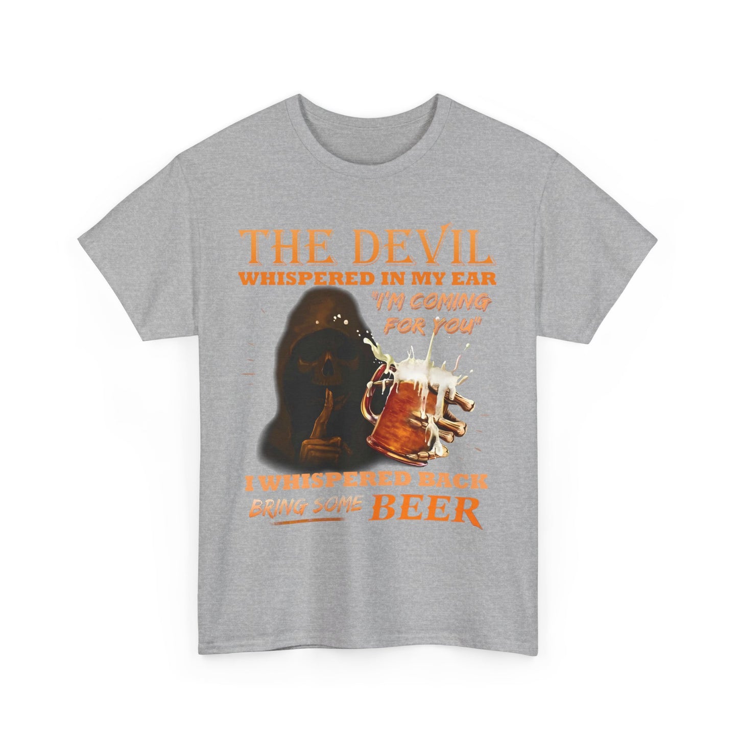 Bring Me Some Beer High Quality Printed Unisex Heavy Cotton T-shirt