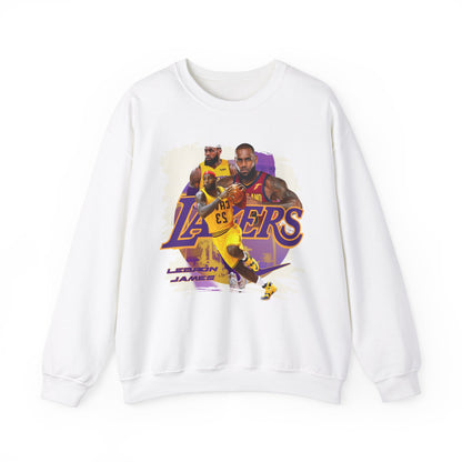 New LeBron James Los Angeles Lakers High Quality Unisex Heavy Blend™ Crewneck Sweatshirt