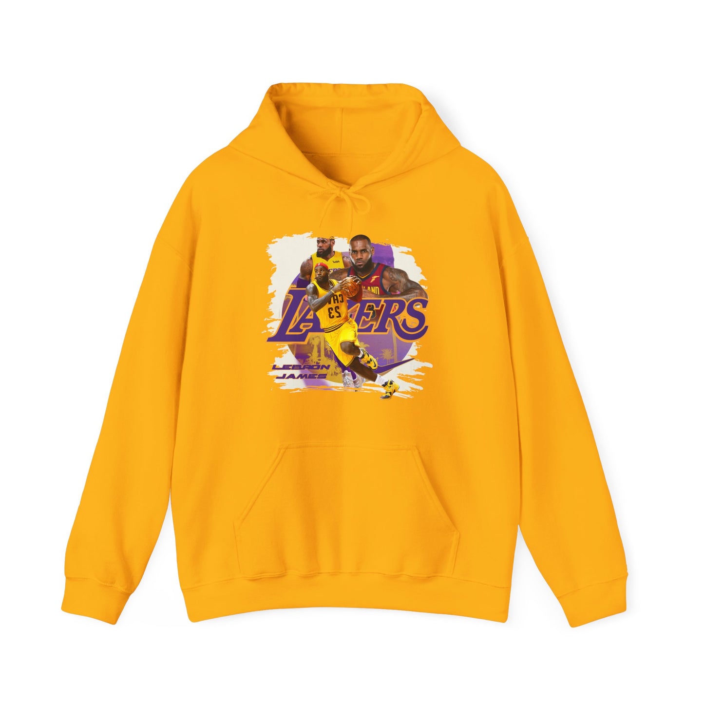 New LeBron James Los Angeles Lakers High Quality Unisex Heavy Blend™ Hoodie