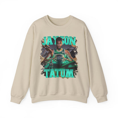 Boston Celtics Jaayson Ttum Artwork High Quality Unisex Heavy Blend™ Crewneck Sweatshirt