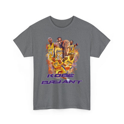 Los Angeles Lakers Legend Kobe Bryant High Quality Printed Unisex Heavy Cotton T-Shirt