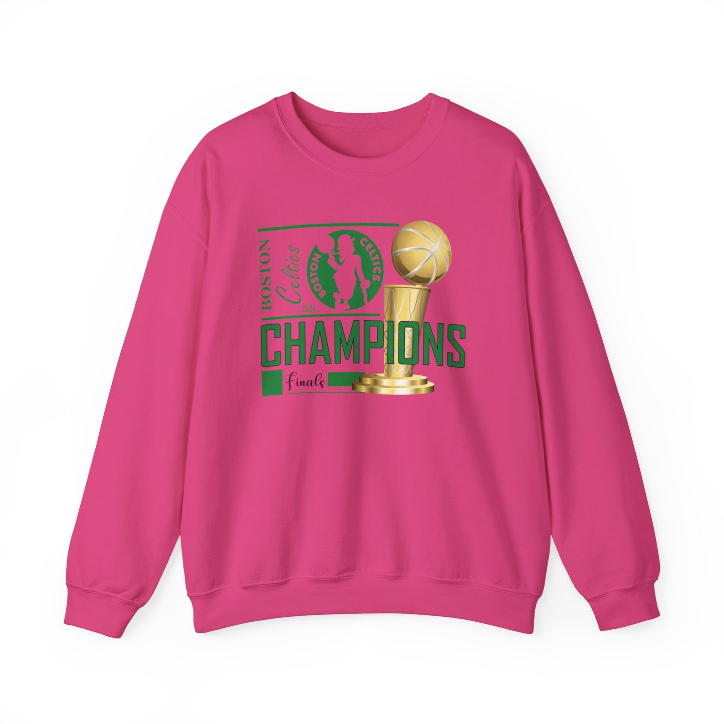 Boston Celtics 2024 NBA Champions High Quality Unisex Heavy Blend™ Crewneck Sweatshirt