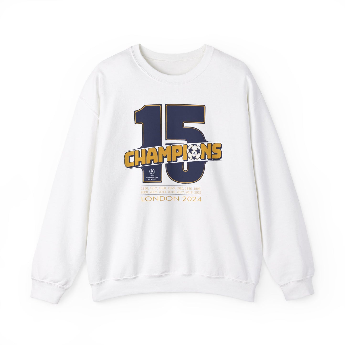 15th European Cup of Real Madrid High Quality Unisex Heavy Blend™ Crewneck Sweatshirt