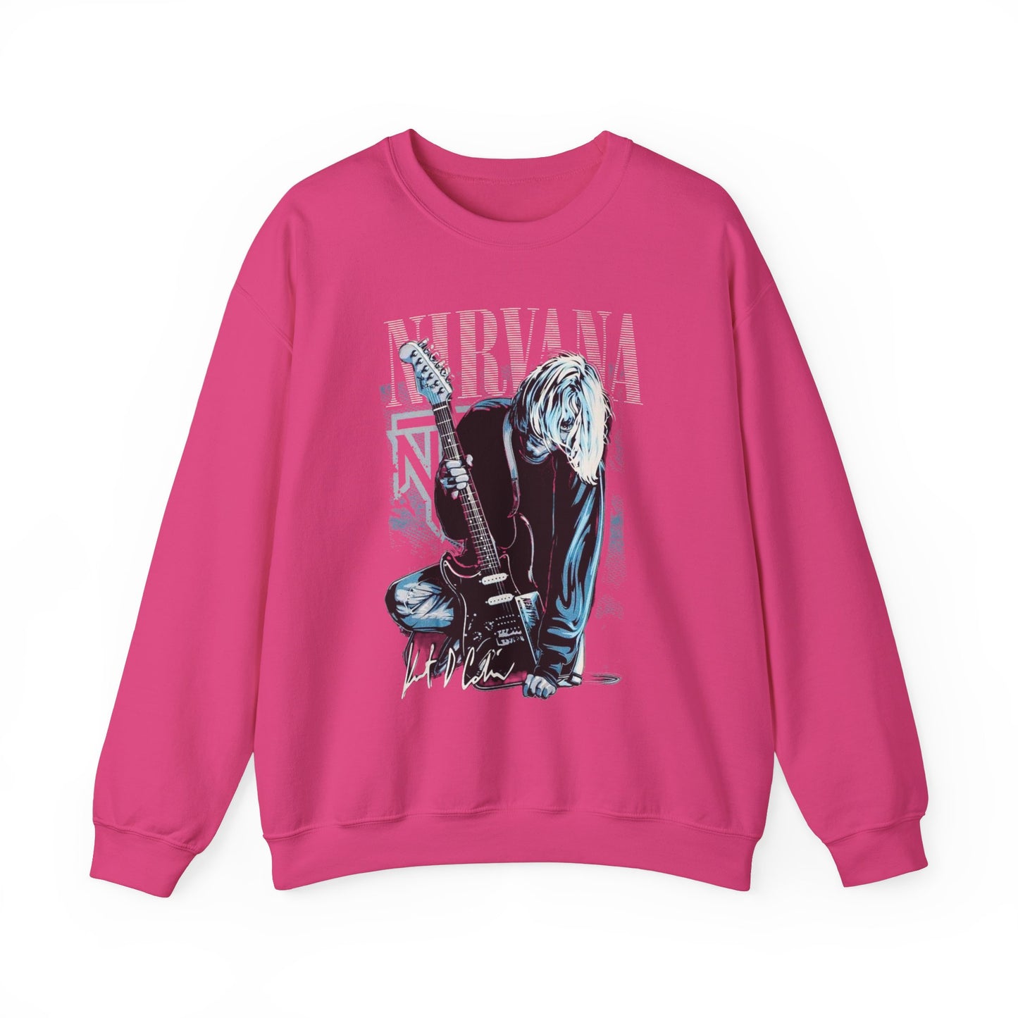 Kurt Cobain Nirvana High Quality Unisex Heavy Blend™ Crewneck Sweatshirt