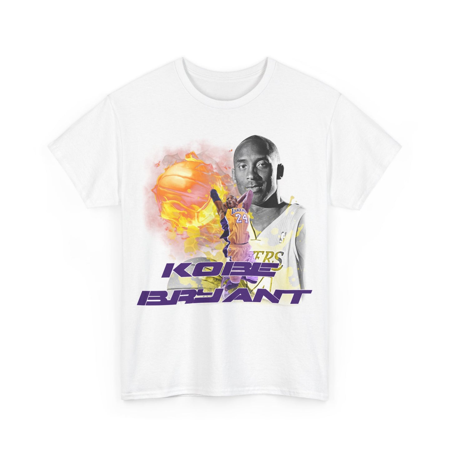 Brand New Los Angeles Lakers Legend Kobe Bryant High Quality Printed Unisex Heavy Cotton T-Shirt