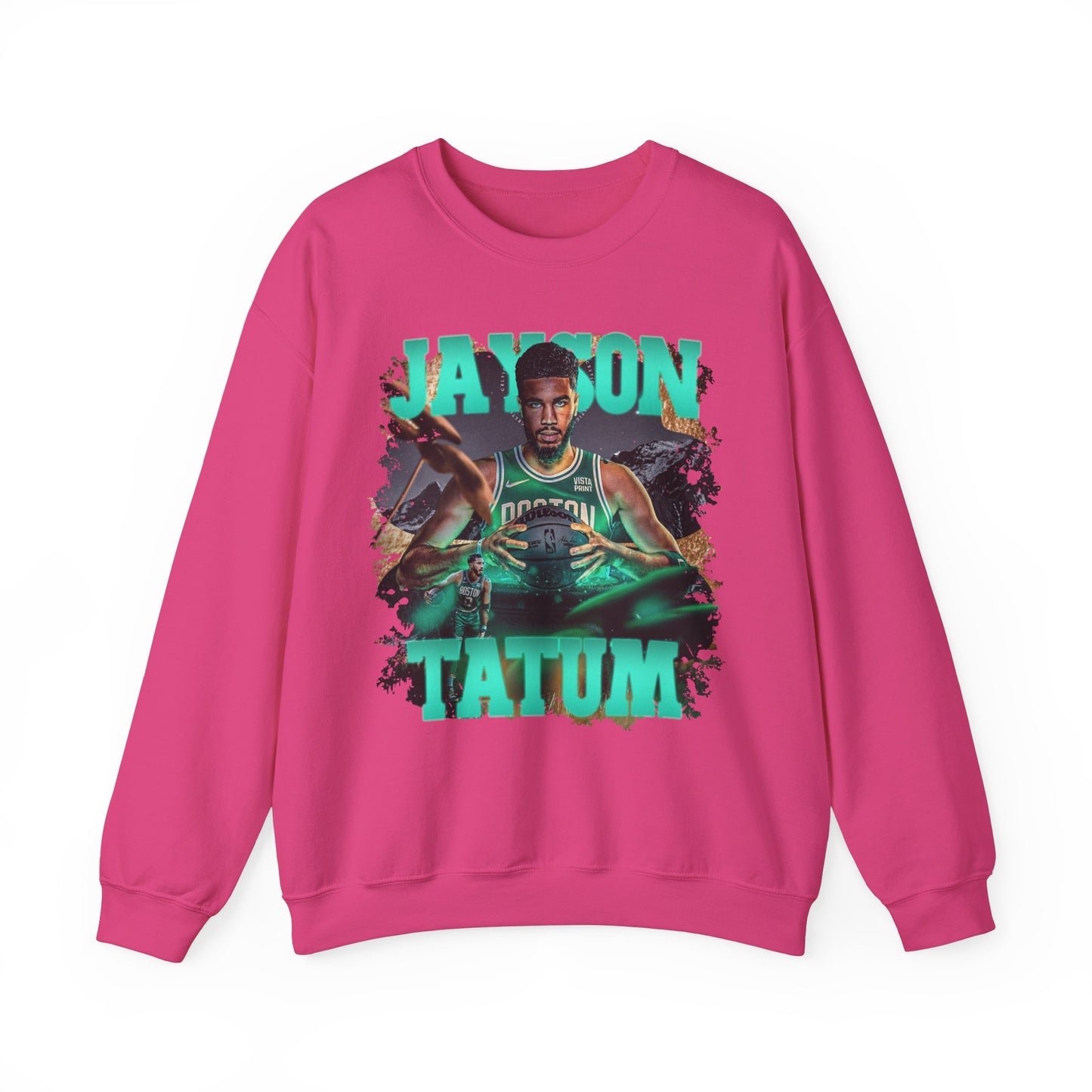 Boston Celtics Jaayson Ttum Artwork High Quality Unisex Heavy Blend™ Crewneck Sweatshirt