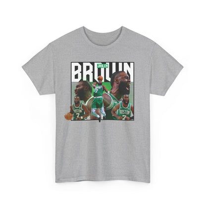 Boston Celtics Jaylen Brown High Quality Printed Unisex Heavy Cotton T-shirt