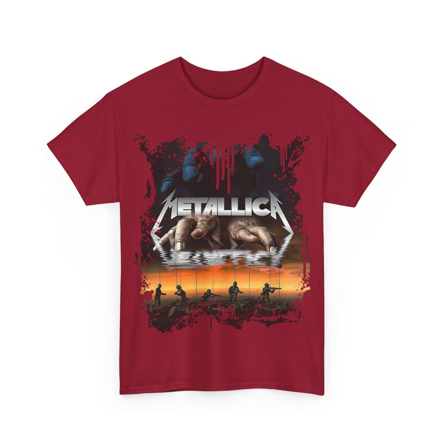 Metallica Master of Puppets High Quality Printed Unisex Heavy Cotton T-shirt