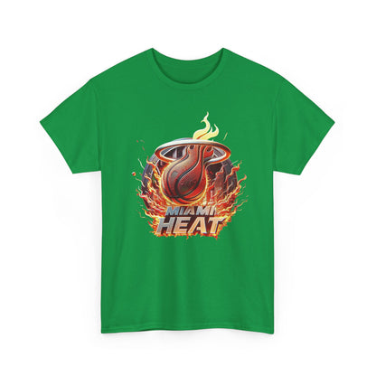 Miami Heat High Quality Printed Unisex Heavy Cotton T-shirt