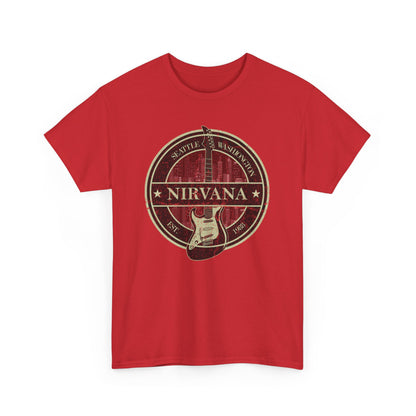 Nirvana High Quality Printed Unisex Heavy Cotton T-shirt