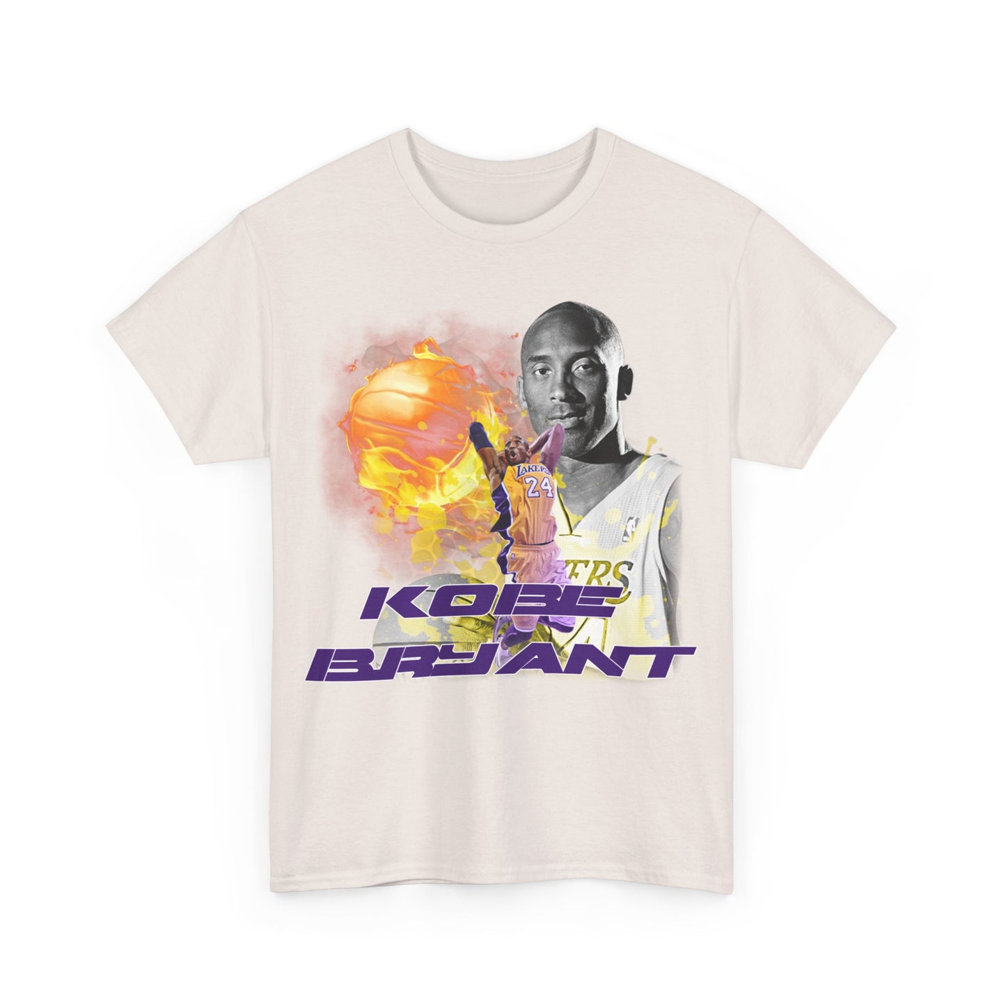 Brand New Los Angeles Lakers Legend Kobe Bryant High Quality Printed Unisex Heavy Cotton T-Shirt