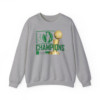 Boston Celtics 2024 NBA Champions High Quality Unisex Heavy Blend™ Crewneck Sweatshirt