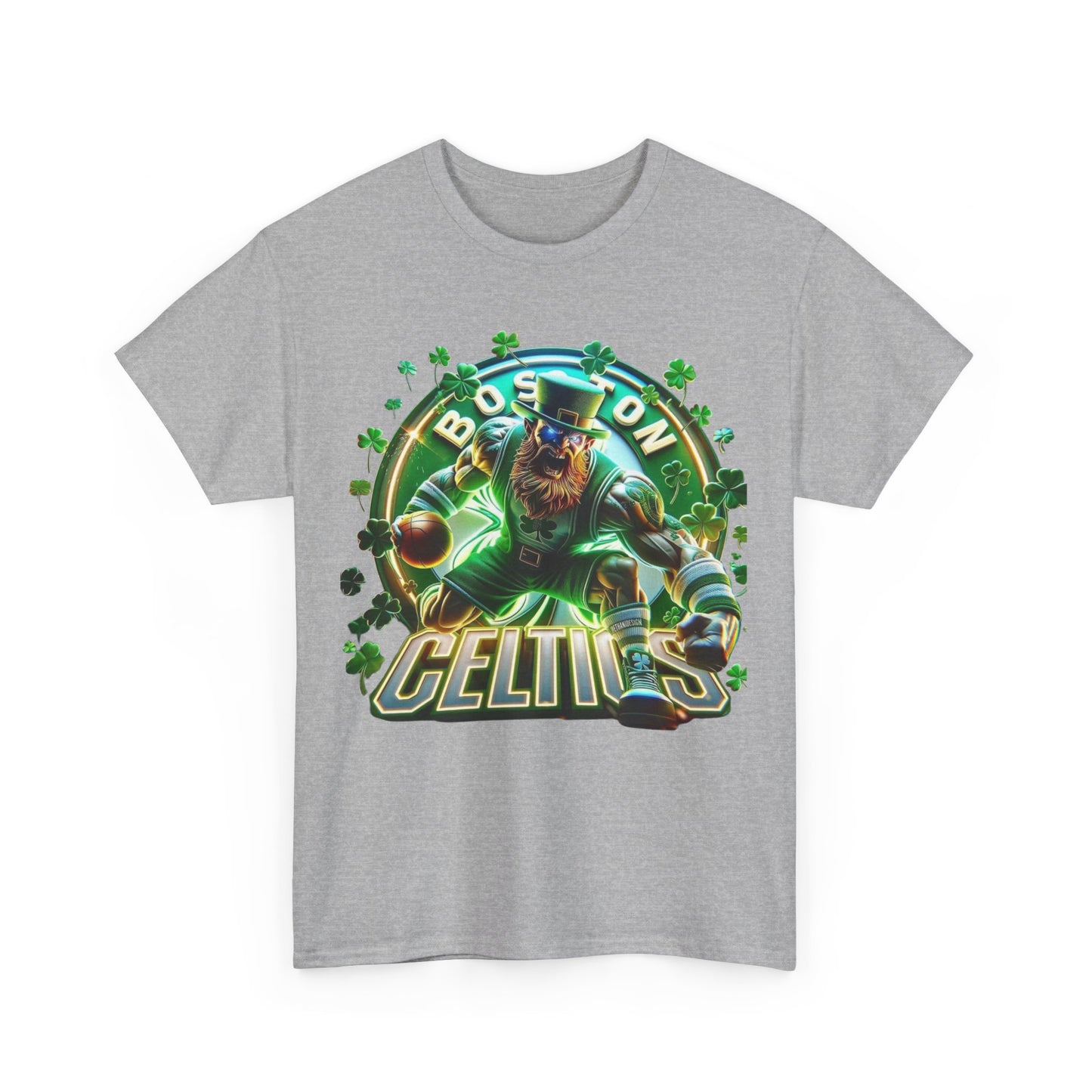 Boston Celtics High Quality Printed Unisex Heavy Cotton T-Shirt