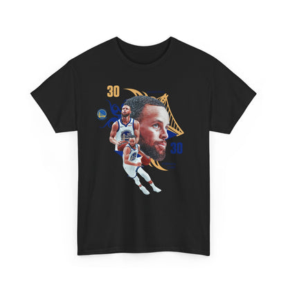 Golden State Warriors Stephen Curry 30 High Quality Printed Unisex Heavy Cotton T-Shirt