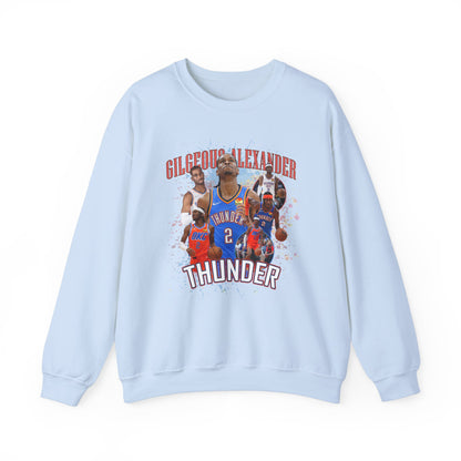 Shai Gilgeous-Alexander Oklahoma City Thunder High Quality Unisex Heavy Blend™ Crewneck Sweatshirt