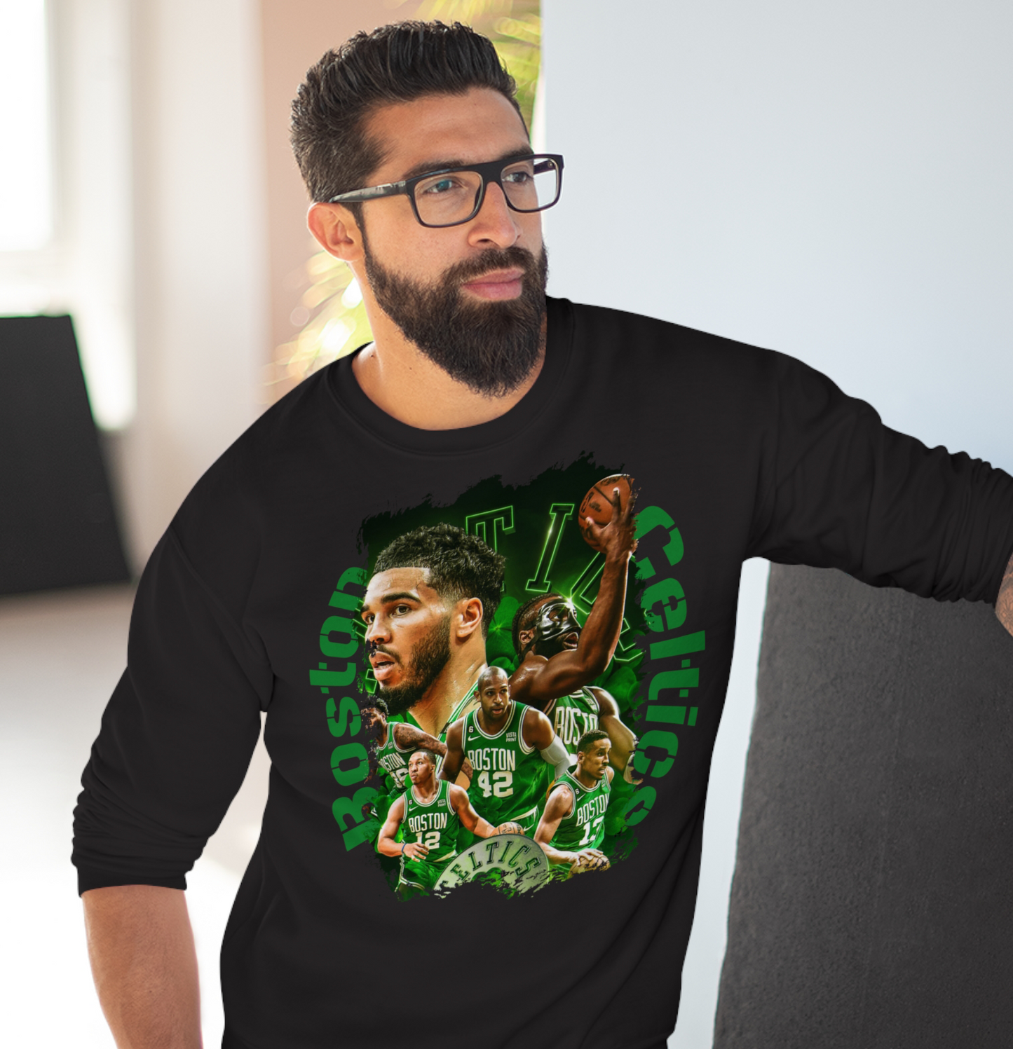 New Boston Celtics High Quality Unisex Heavy Blend™ Crewneck Sweatshirt