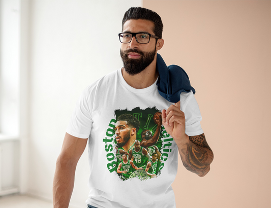 New Boston Celtics High Quality Printed Unisex Heavy Cotton T-Shirt