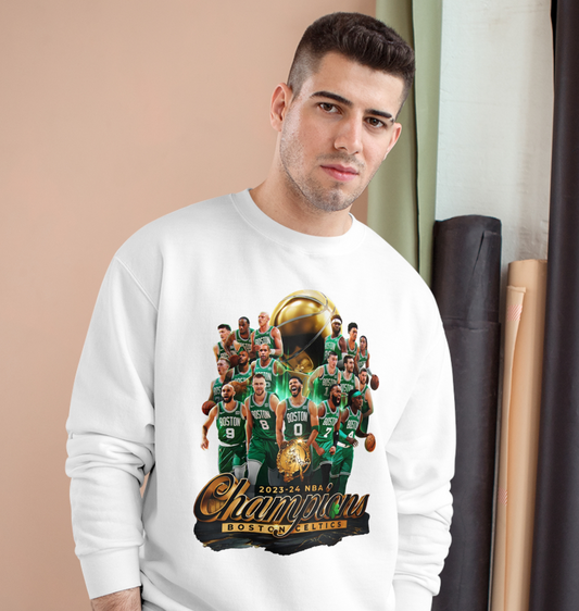 New Boston Celtics 2024 NBA Champions High Quality Unisex Heavy Blend™ Crewneck Sweatshirt