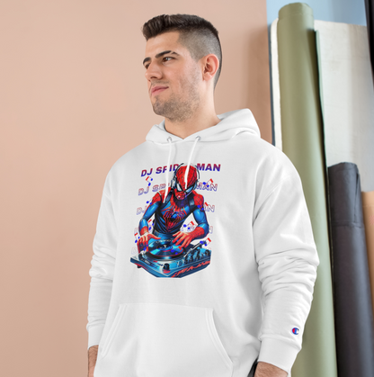 Funny DJ Spider Man High Quality Cleveland Cavaliers Unisex Heavy Blend™ Hoodie