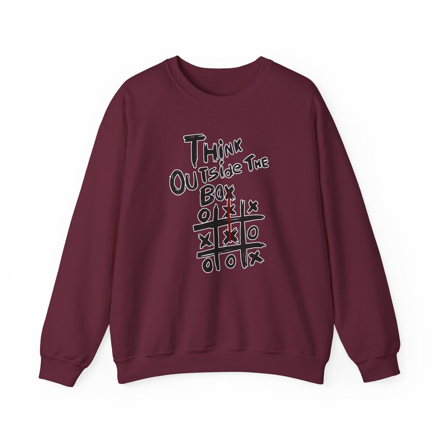 Think Outside The Box High Quality Unisex Heavy Blend™ Crewneck Sweatshirt