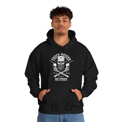 Truck Driver No Cuts No Glory High Quality Unisex Heavy Blend™ Hoodie