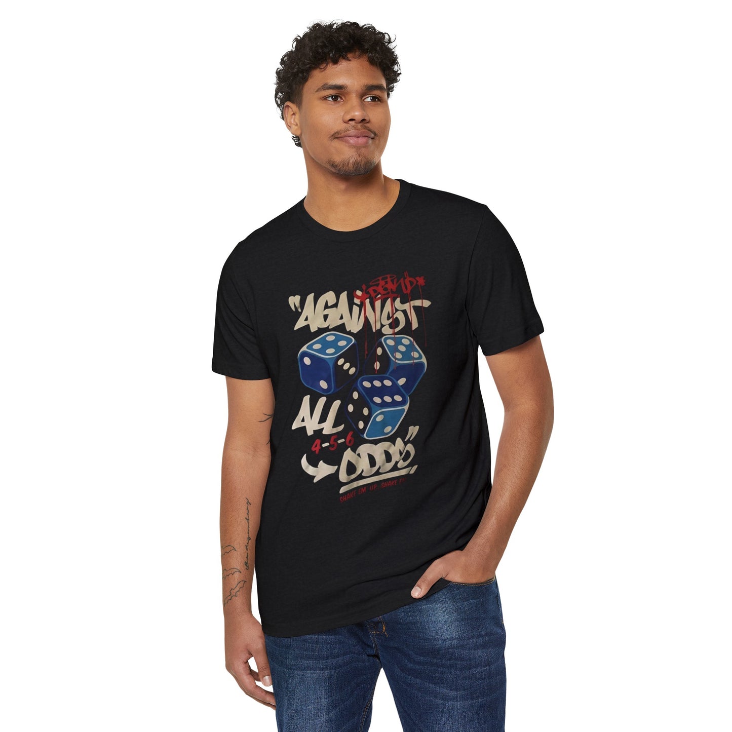 Against All Odds High Quality Printed Unisex Heavy Cotton T-shirt