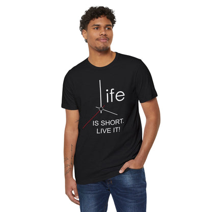 Life Is Short Live It High Quality Printed Unisex Heavy Cotton T-shirt